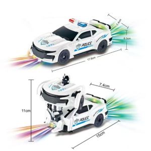 Electric Bumblebee stunt transforming robot model light music childrens toys 1-3 years old boy gift birthday gift