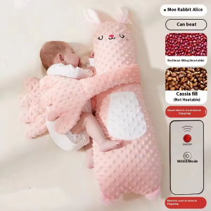 new Electric Baby Sleep Aid Soothing Pillow Heated Remote Control Baby Simulated Palm Patting Doll for Newborns Infants 0-12 Months high-quality