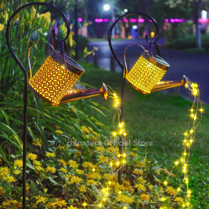 [Chinatera] Đèn Bình Tưới Nước Năng Lượng Mặt Trời Đèn Trang Trí Bằng Sắt Rèn Rỗng Đèn LED Vòi Hoa Sen Hình Ngôi Sao Đèn Lồng Bình Nước Treo Ngoài Trời Chống Thấm Nước Đèn Chiếu Cảnh Quan Trang Trí Sân Vườn Bãi Cỏ Sân Vườn