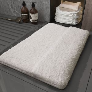 JUTBONG Soft Bath Mat Water Absorption Anti-slip Carpets Durable Washable Bathroom Floor Mat Bathroom Decor