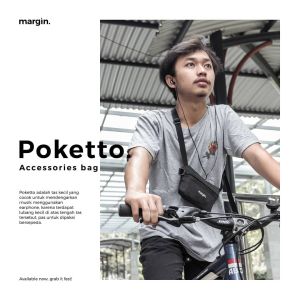 Tas selempang tas bahu POKETTO HITAM