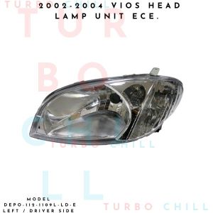 DEPO-112-1109-LD-E 2002-2004 VIOS HEAD LAMP UNIT ECE.