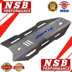 Tameng Knalpot Cover Knalpot NSB RACING Aerox New Old Carbon Tutup Knalpot Akrilik High Quality