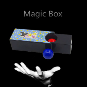 Magic Box Drawer Toy for w/ Color Changing Balls Close Up Magics Props Practical Joke Stage Performance Pocket Toy for K