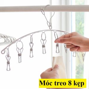 Móc treo phơi quần áo em bé khăn tay tất vớ đồ lót - Móc treo quần áo - Móc Inox treo đồ 8/10/20 Kẹp