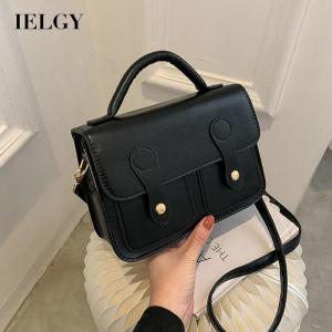 IELGY Túi Đưa Thư Phù Hợp Với Mọi Kiểu Hàn Quốc Túi Màu Trơn Điều Chỉnh Được Cho Nữ