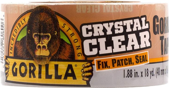 thumbnail image 2 of Gorilla Crystal Clear Repair Duct Tape, Heavy Duty & Waterproof, 1.88" X 18 Yd 2 of 4