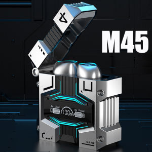 ♥ SFREE Shipping ♥ M25/M45 Wireless Bluetooth Headphones TWS Mecha Gaming Headset Low Latency In-Ear Noise Reduction Earphones Touch Control Earbud
