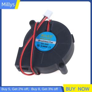 Millys 5015 5V 12V 24V Sleeve Bearing Brushless For Reprap Prusa I3 DC Cooling Fan Turbo Fan 5015S 3D Printer Parts Fan