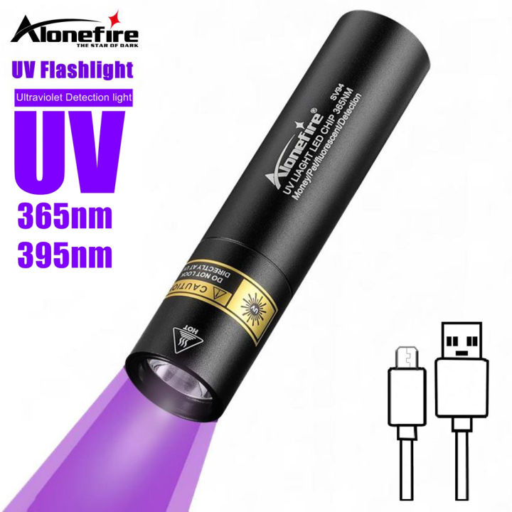 UV Taschenlampe 395nm Schwarzlicht – Kompakte UV-Lampe Zum Aufspüren Von Haustier-Urin, Falschgeld & Mehr (mit Clip)