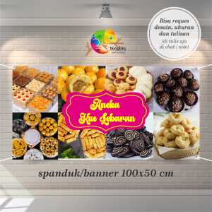 Cetak Spanduk Banner Aneka Kue Lebaran