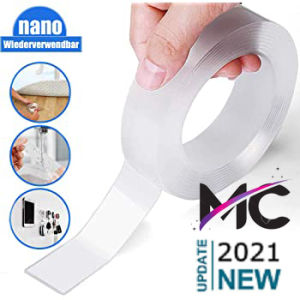 Double Tape Bening Super Kuat Untuk Dinding Tembok Selotip Isolasi Tape Transparant Dua Sisi Tebal Super Bisa Dicuci Tahan Air Reusable Waterproof Multifungsi Kuat Murah Bagus