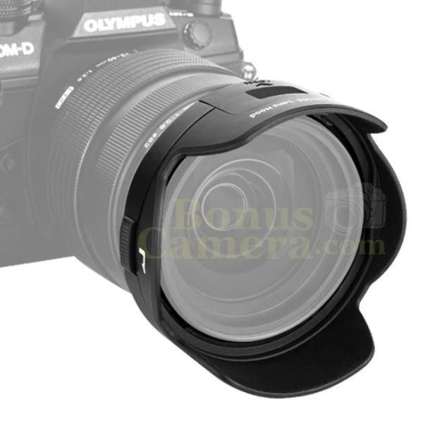 LHJ66 ฮู้ดสีดำสำหรับเลนส์โอลิมปัส M.Zuiko Digital ED 1240mm f/2.8 PRO