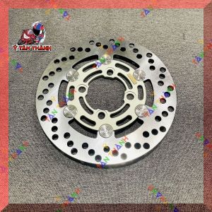 Đĩa thắng moto 3 long đền inox 220mm MS12