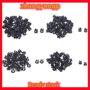 [ZY] Legend 50pcs 3mm 5mm nhựa dẫn chủ sở hữu clip-bezels gắn kết trường hợp vỏ màu đen