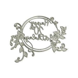 Metal Die Cuts Happy 20th Birthday Cutting Dies Embossing Stencils Molds for Scrapbooking Photo Journal Decoration