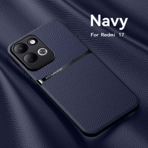 Leather Magnetic Phone Case For Xiaomi Redmi 17 Redmi17 4G 5G Shockproof Casing Protective Shell Back Cover