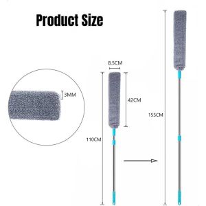 Cleaning Brush Feather Duster Dust Crevice Bed Bottom Broom Microfiber cleaner Bulu Ayam Debu Celah Katil Penyapu Bawah