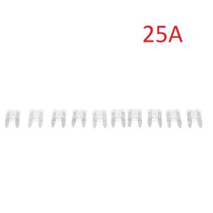 Set 10 cầu chì Mini 5A/10A/15A/20A/25A/30A cho xe máy  ô tô đện tử (16.5x11mm)