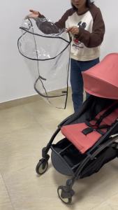 Raincoat stroller rain cover for Yoyo/Yoya safety EVA material wind water proof 1:1 design full protect stroller accessories