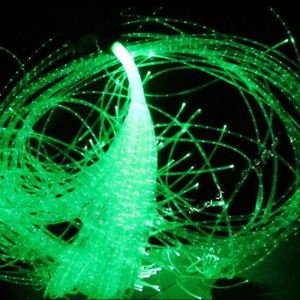 APP 32W RGBW Fiber Optic Light Double Heads With Sparkle Plastic Fiber Optic Cable Light Kit For Ceiling Star Starry Sky