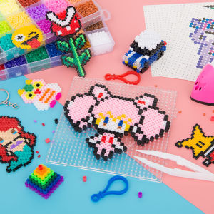 24 Colors Hama Beads Toy Set: A Fun Educational Craft for Kids & Adults