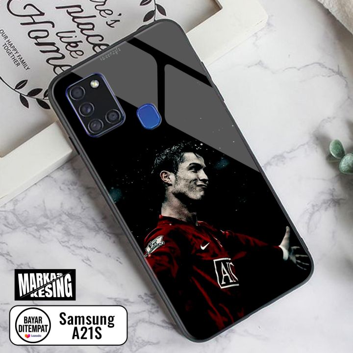 Case SAMSUNG A21S Casing SAMSUNG A21S Case Motif Ronaldo