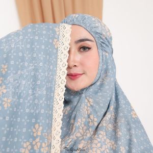 Mukena Orchid Fiore Traveling Set Dewasa Jumbo Bahan Rayon Premium Original by Fahijablove