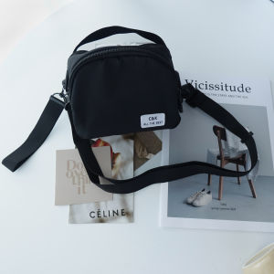 Mens shoulder crossbody bag casual chest bag nylon waterproof and dirt-resistant small backpack