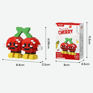 Mainan Mini Bricks Blok 3D Kartun Fruit Building Nano Block Lucu Buah Balok Blok Mainan Anak Puzzle Edukasi