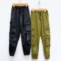 Quần Kaki Nam Nữ Túi Hộp Có Khóa Kéo Vải mềm mịn, quần jocker có size from dưới 75kg 3 màu cơ bản. 