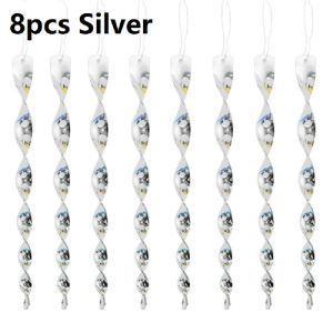 12 Chiếc Gậy Chống Chim Gậy Xoắn Xoắn Ốc Xoắn Ốc Phụ Kiện Treo Ngoài Trời Sân Vườn Đồ Trang Trí Tiệc Ngày Lễ