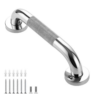 （COD）High Quality Stainless Steel Bathtub Toilet Handrail Shower Safety Support Handle Towel Rack