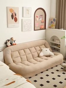 Foldable Sofa Bed Lazy Sofa Single Double Dual Use Human Dog Nest Balcony Bedroom Integrated Fabric Sofa Bed