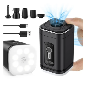 SEA CHOICE Mini Pump For Backpack Inflatable Pump Vacuum Rechargeable Inflate Deflate Air