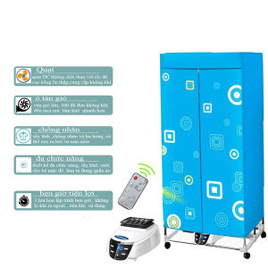 Tủ sấy quần áo samsung 2 tầng khung inox có điều khiển từ xa máy Sấy Quần Áo tiết kiện điện năng Diệt khuẩn chống mốc không bị thâm kim không bị bám bụi không bị bạc màu do phơi dưới ánh nắng giữ cho quần áo thơm