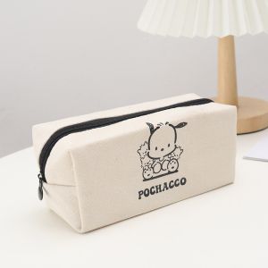 New Kawaii Sanrio Pencil Case Kuromi Pochacco Cute Cartoon Large Capacity Student Pencil Bag Student School Supplies