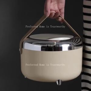 ZZSA Desktop Trash Bin Home Countertop Office Living Room Cute Bedroom Bedside Car Storage Bin Z4K2H