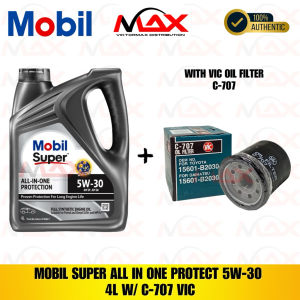 MOBIL SUPER ALL IN ONE PROTECT 5W30 GAS 4L/GAL + C-707 VIC 100% ORIGINAL AUTHENTIC