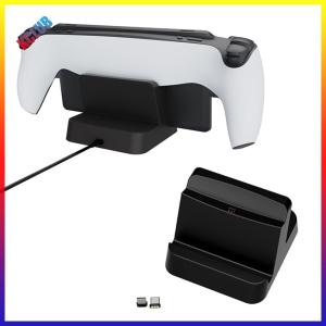 【New Arrival】Controller Charging Station with Type-C Adapter Charging Dock Charging Docking Station for PS5 Portal Remote Player