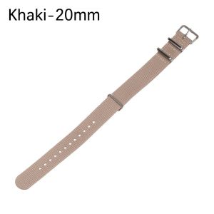MIKAELN 18 20 22 mm Durable Adjustable Sport Watch Strap Nylon Weaving Bracelet Loop Watchband Replacement