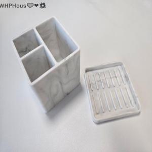 WP💓💛💖 Toothbrush Holder Fast Drying Tooth Brush Holder For Bathroom Diatomite Electric ToothBrush Toothpaste Organizer