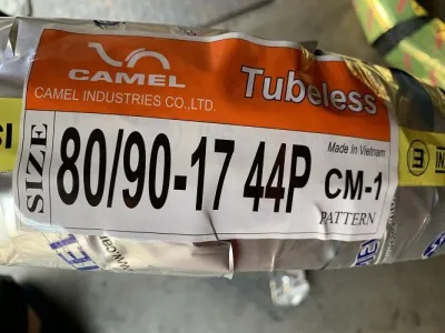CAMEL TUBELESS TAYAR 80/90-17 GRED A TT900