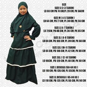 Gamis bercahaya - Gamis HANNAH by VICKZTHA - Gamis Anak Perempuan - Gamis couple Ibu dan Anak