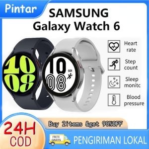 SANSUMG Jam Tangan Galaxy Watch 6 Smartwatch IP68 44mm Smart Watch 5 Outdoor Fitness Monitoring Watch Waterproof NFC Bluetooth Call Wireless Charge Olahraga Jam smartwatch Jam Tangan Couple watch jam tangan smartwatch Wallpaper Kustom Jam Pintar