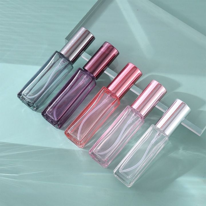 DINAH Colorful Square Spray Bottle Fine Mist 10ml 20ml Glass Perfume ...