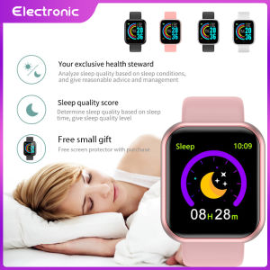 Y68 Smart Watch For Android/IOS Sports Watch Blood Pressure Heart Rate Fitness smart band Jam Tangan Pintarlelaki pintar Perempuan