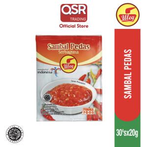 SAMBAL ULEG SACHET - SAMBAL PEDAS (30s x 18g)