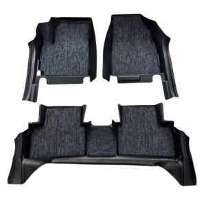 Thảm lót sàn NHỰA đúc TPE 5D xe Honda CR-V (2013-2017) Mẫu Tràn viền bậc cửa - MẪU BẬC DÀI