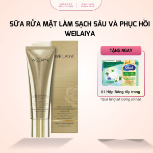 Sữa rửa mặt làm sạch sâu Weilaiya dịu nhẹ công nghệ bọt mịn tuýp 120gr
